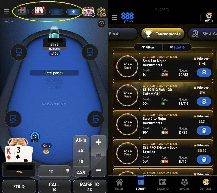 888poker unveils major new mobile update