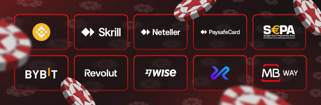RedStar Poker Payment Methods