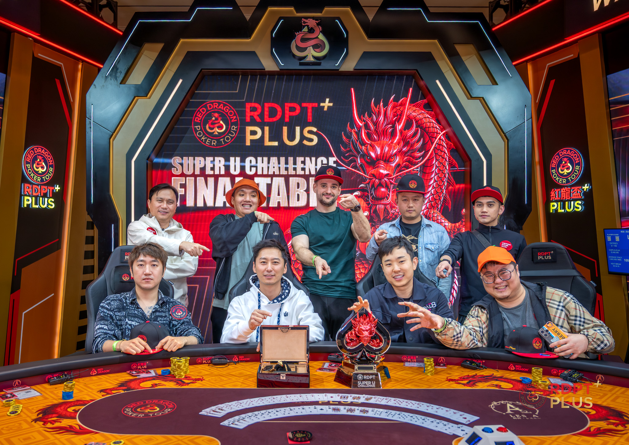 Super U Challenge Final Table (Credit: RDPT)