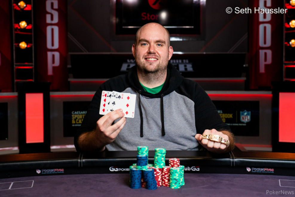Maxx Coleman – Photo credit – WSOP / PokerNews – Seth Haussler