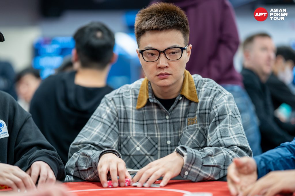 Xiaowen Zhao (photo courtesy of Asian Poker Tour)
