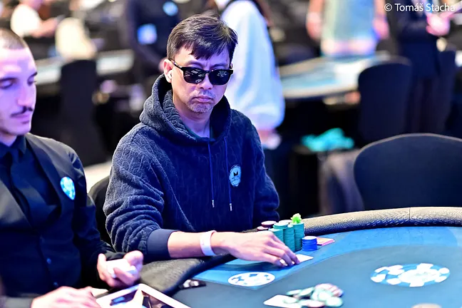 Marc Rivera at WSOP Paradise - Photo by Pokernews/Tomas Stacha