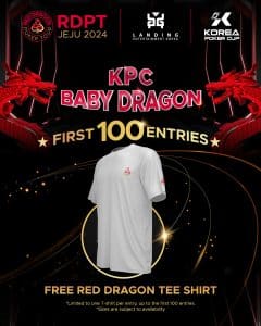 Red Dragon Poker Tour KPC Baby Dragon Tee