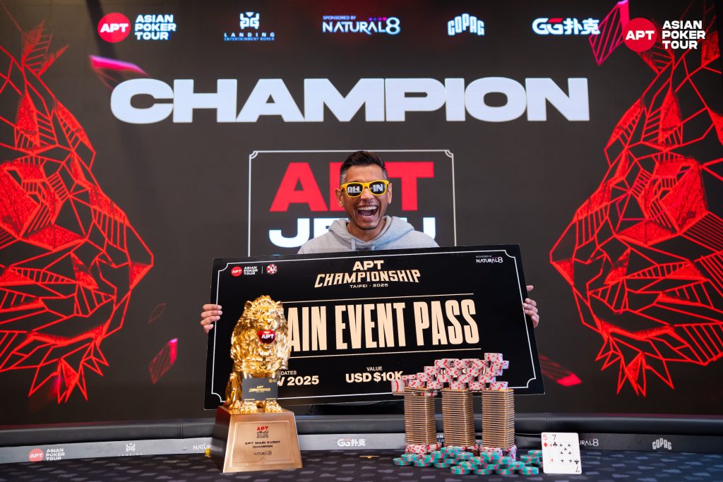 Ceesvin Abdulla wins 2025 APT Jeju - Photo by APT
