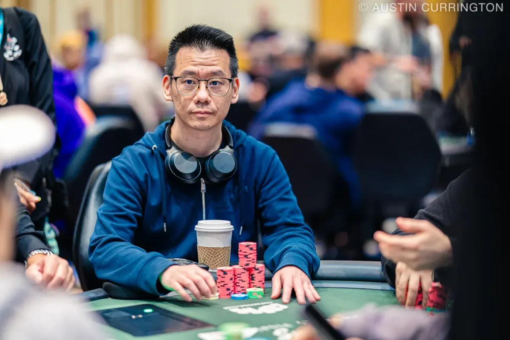 Yan Shing Tsang (photo credit: PokerNews photographer Austin Currington)
