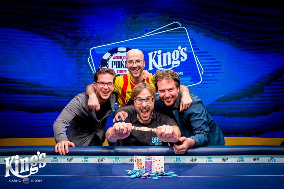 WSOPE 2018 Main Event winner Marti Roca de Torres