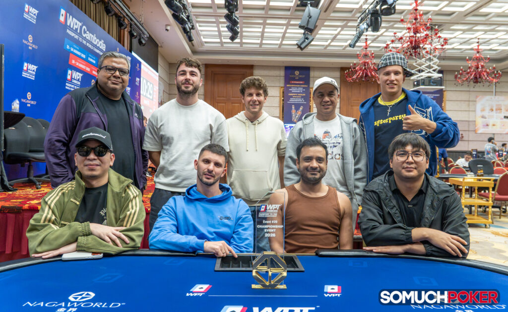 Nine Players, Nine Countries at the final table