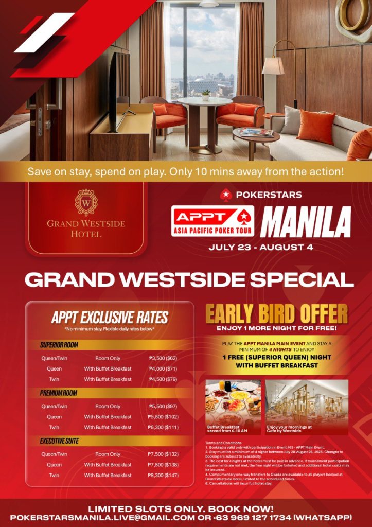 APPT Manila Hotel Promo at Grand Westside