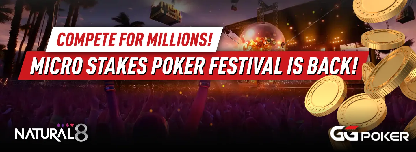 microFestival: Big Prizes, Small Buy-Ins - Natural8 | GGPoker