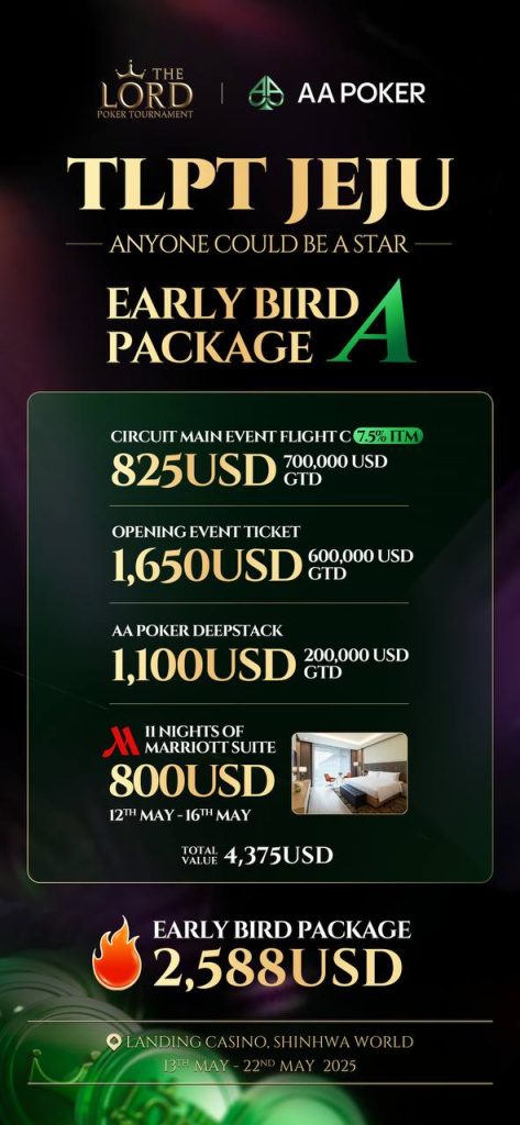 TLPT Early Bird Package
