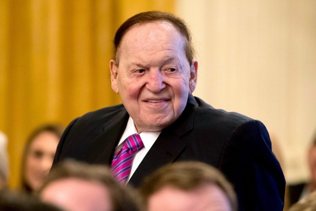 American business mogul Sheldon Adelson. Credit: The intercept