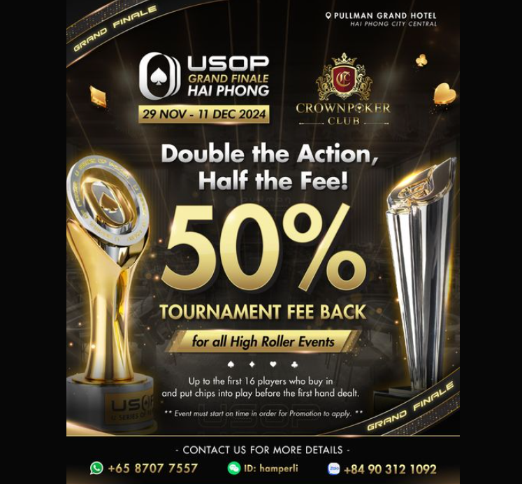 Discount fee for USOP High Rollers