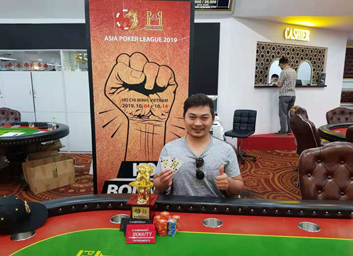 KO Bounty 1 winner Nguyen Le Quang – Photo credit: APL
