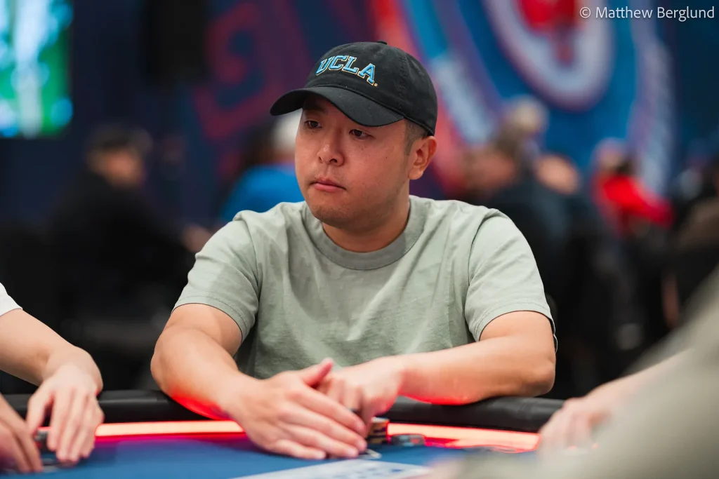 Brian Yoon (photo credit: PokerNews photographer Matthew Berglund)