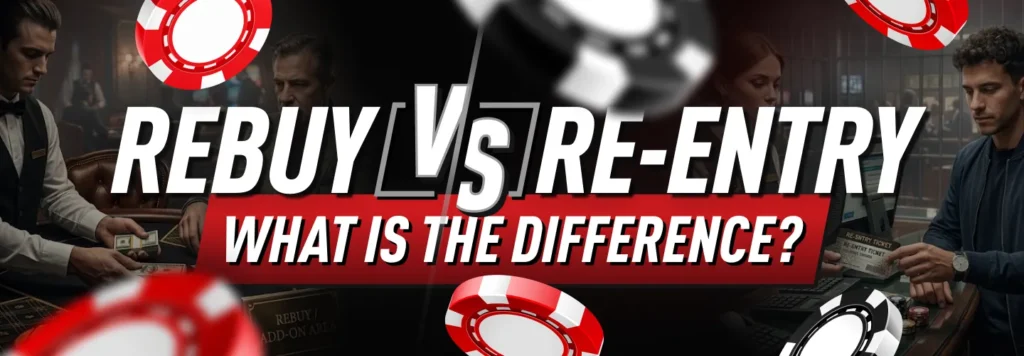 The Main Differences Between Poker Rebuy and Re-Entry Tournaments
