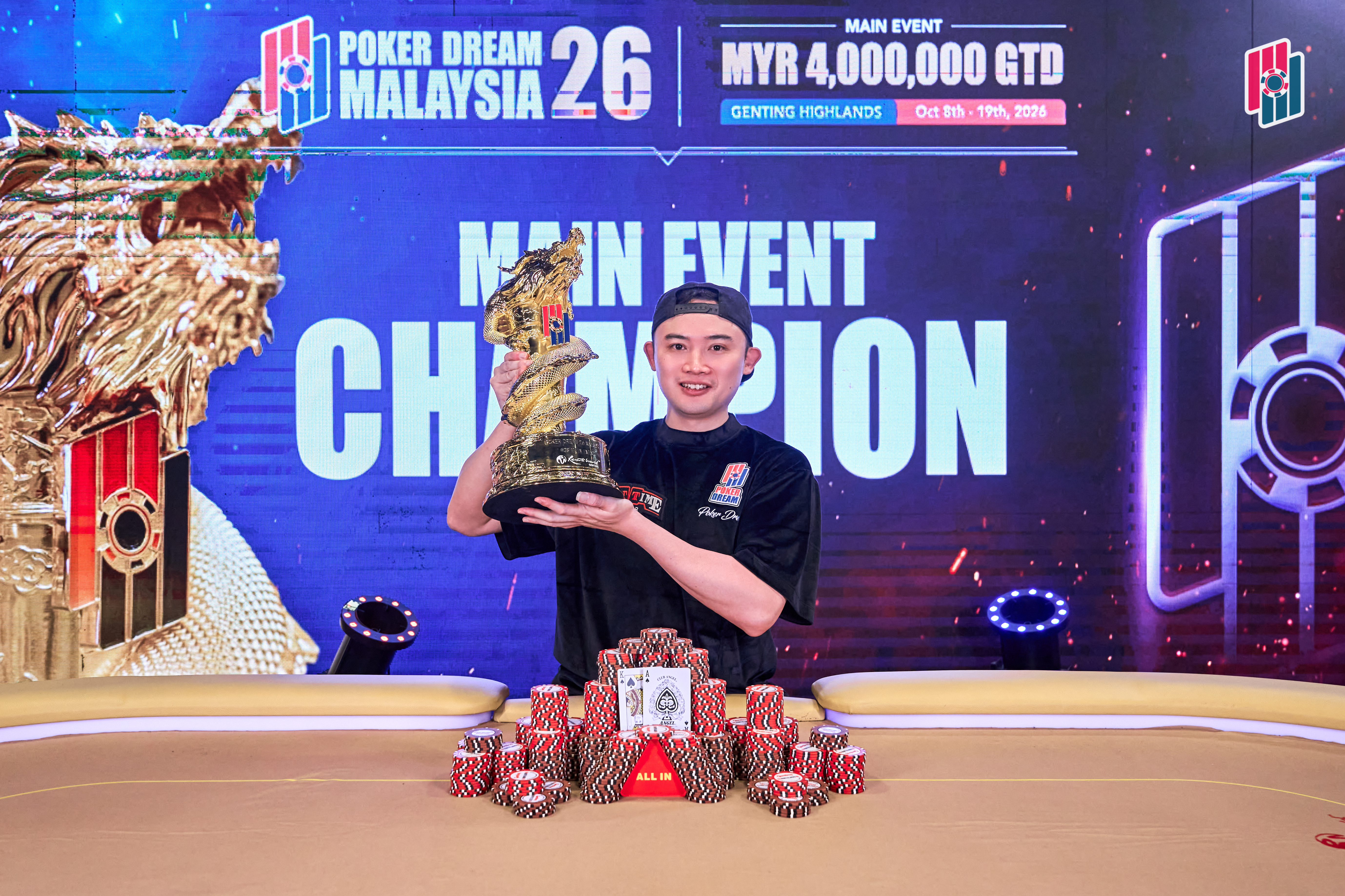 Dick Son Looi - Poker Dream 26 Malaysia Main Event Champion