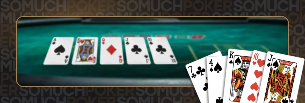 Playing hands are much more complex than in Omaha