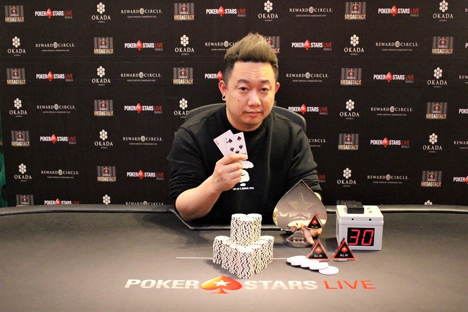 High Roller winner Bin Sun – Photo credit: PokerStars