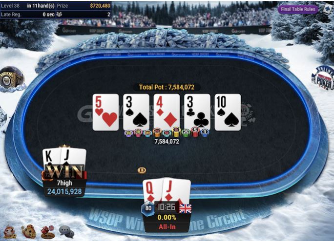 WSOPC #8 – $600 Marathon No Limit Hold’em