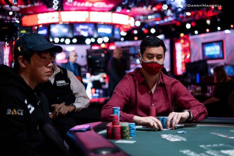 Jinho Hong and Punnat Punsri heads up at 2022 WSOP $1,979 Poker Hall of Fame Bounty Photo Credit – WSOP/ PokerNews
