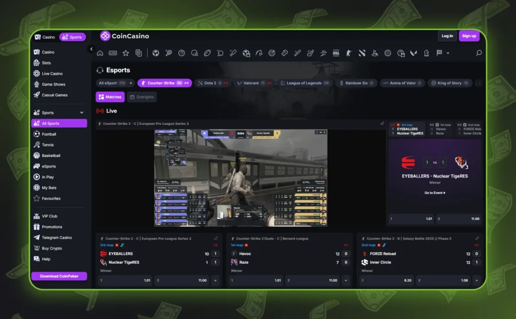 Esports Betting Sites – CS2 and Online Sportsbooks