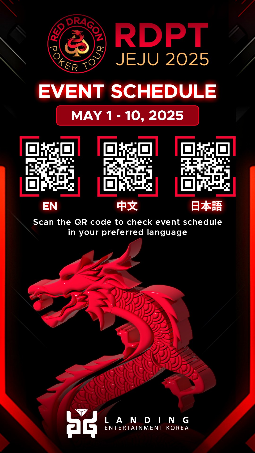Red Dragon Poker Tour Back on the Felt this May
