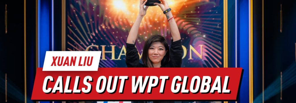 WPT Global is being called out for using their ex-player's face in new ads.
