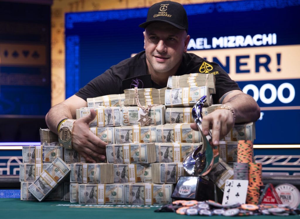 Michael Mizrachi after the 2025 WSOP Main Event
