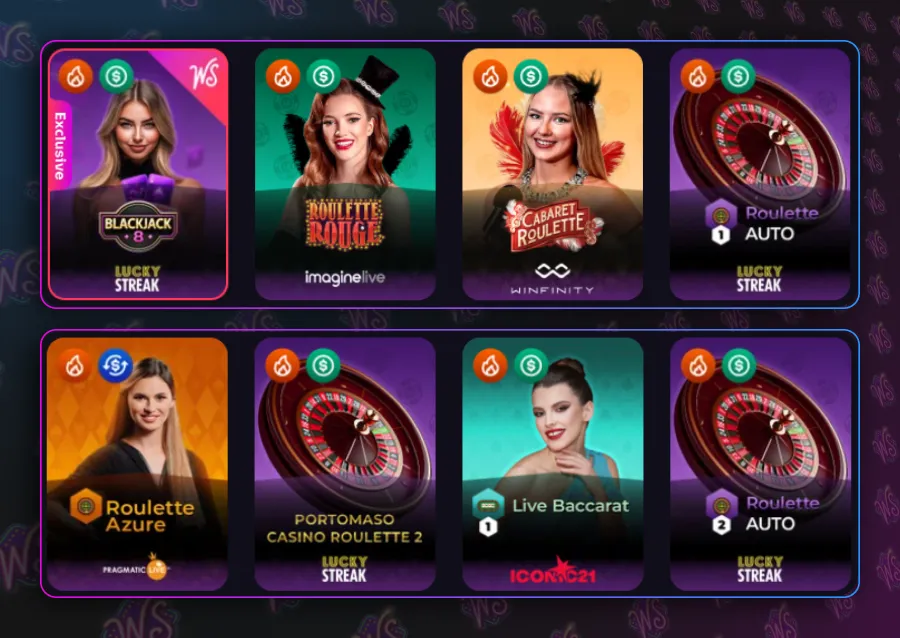 WinSpirit Live Casino Game