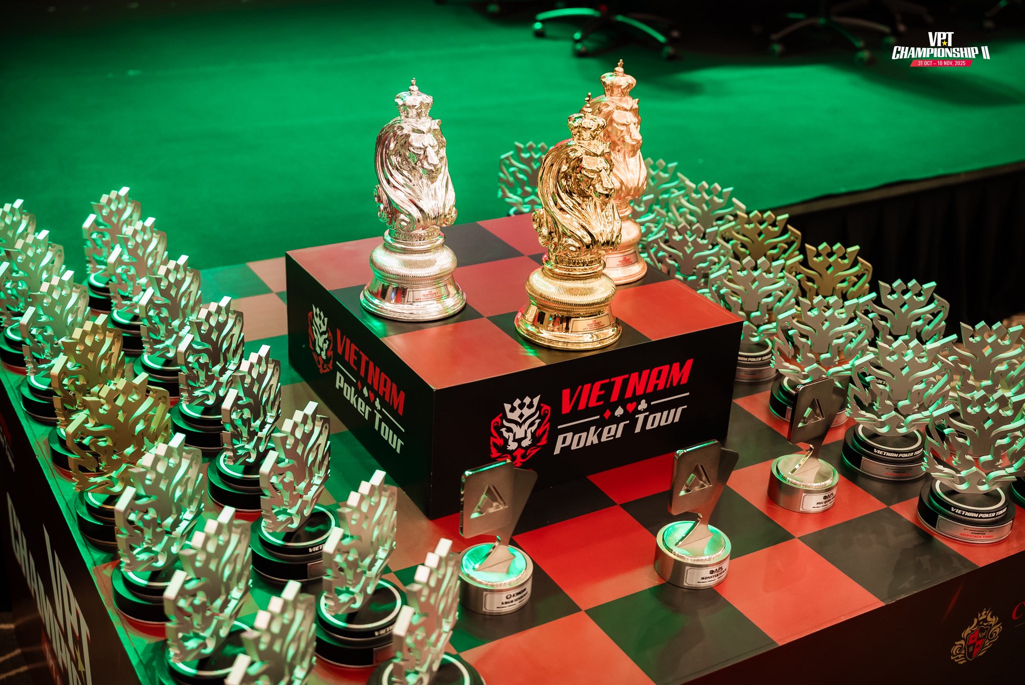 VPT Championship II trophies