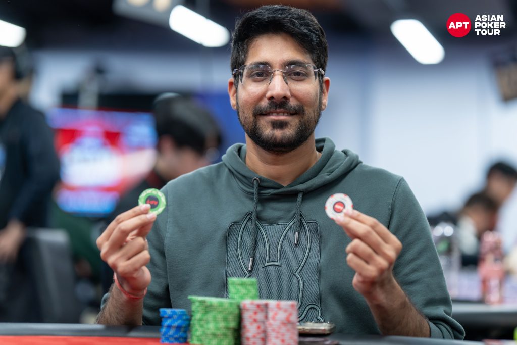 Main Event Day 4 Chip Leader Nishant Sharma