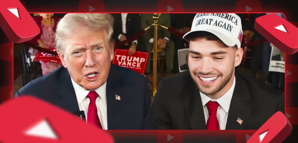 Adin Ross and Donald Trump Livestream