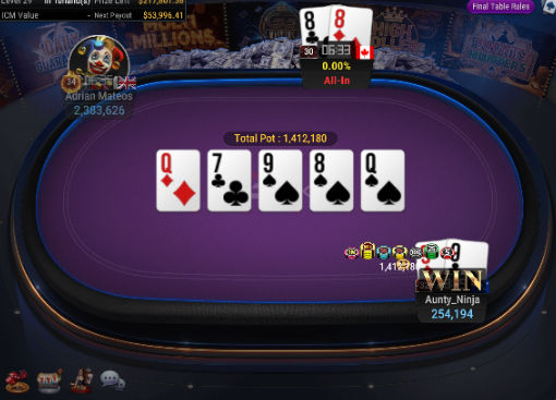 Winning hand