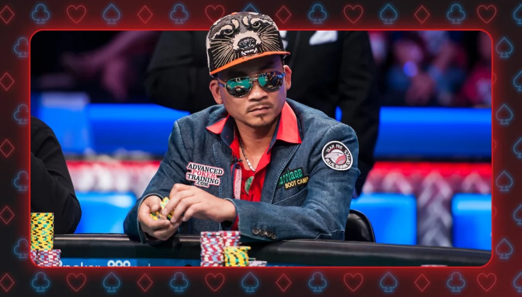 Qui Nguyen and his trademark 'Rocket Raccoon' baseball cap and mirrored aviator sunglasses