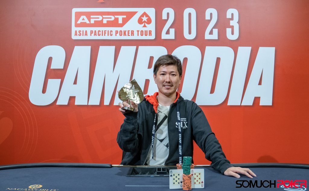 APPT Cambodia: Kickoff Event brings 133 entries; large Chinese presence brewing; Japan’s Takaaki Arai wins the first spadie