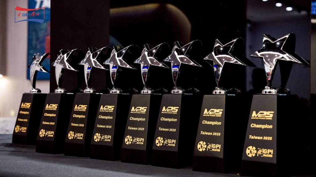 Master Poker Series trophies