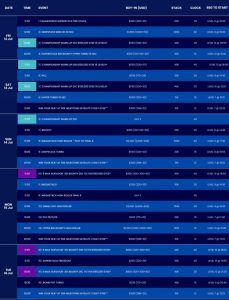 WPT Cambodia Passport to the World Championship Full Schedule