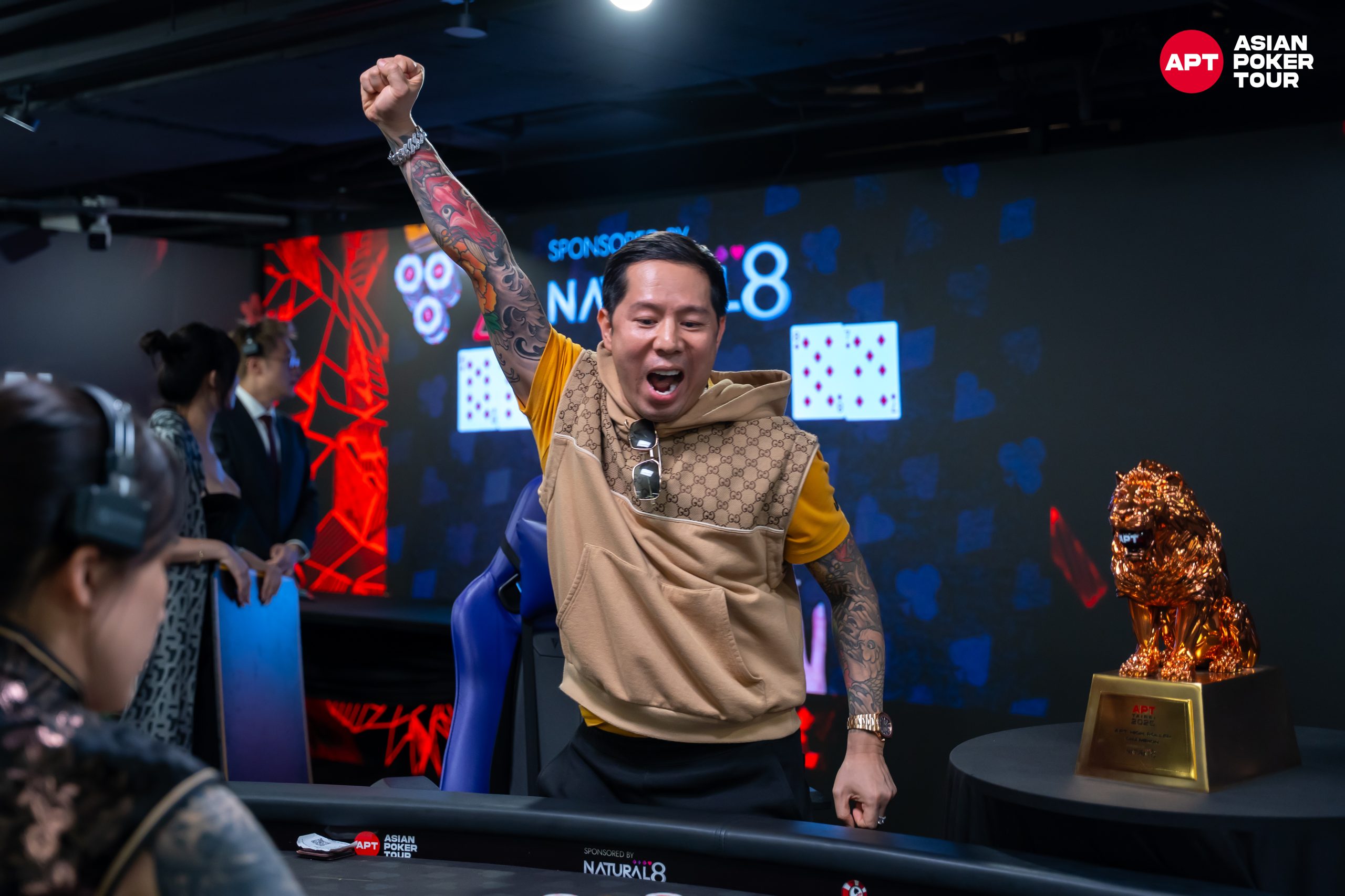 Nguyen Trung Quan Wins APT High Roller - Photo by APT