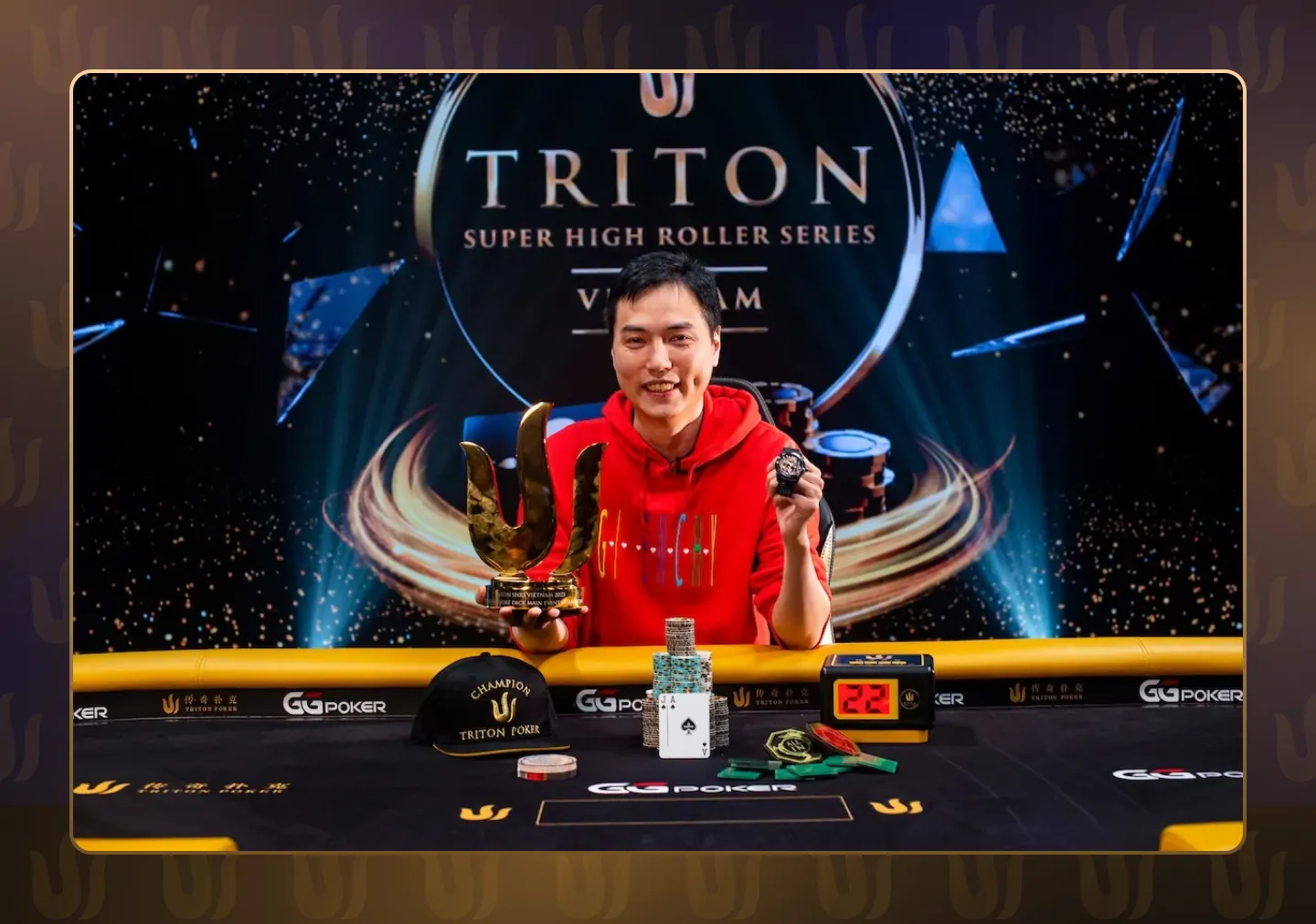 Aaron Zang - Triton Poker Vietnam