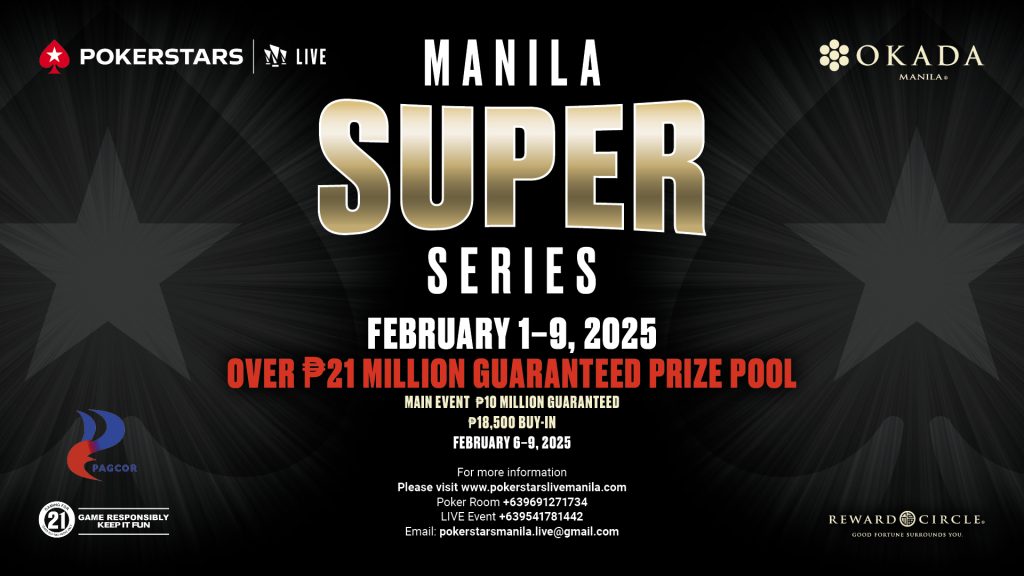 PokerStars LIVE Manila Super Series 21 Sets Off in Three Days