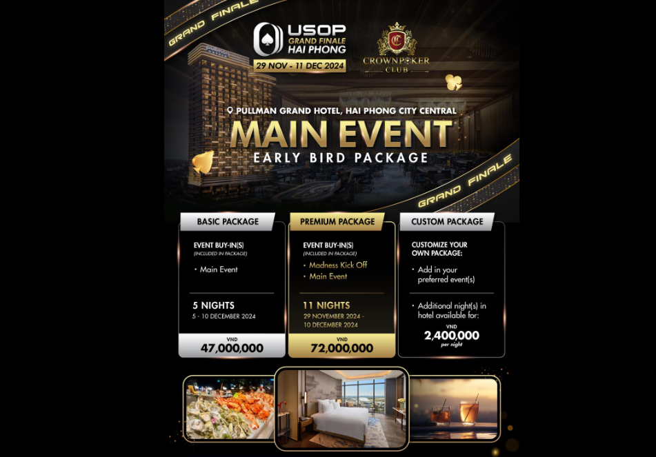 USOP Grand Finale Early Bird Packages