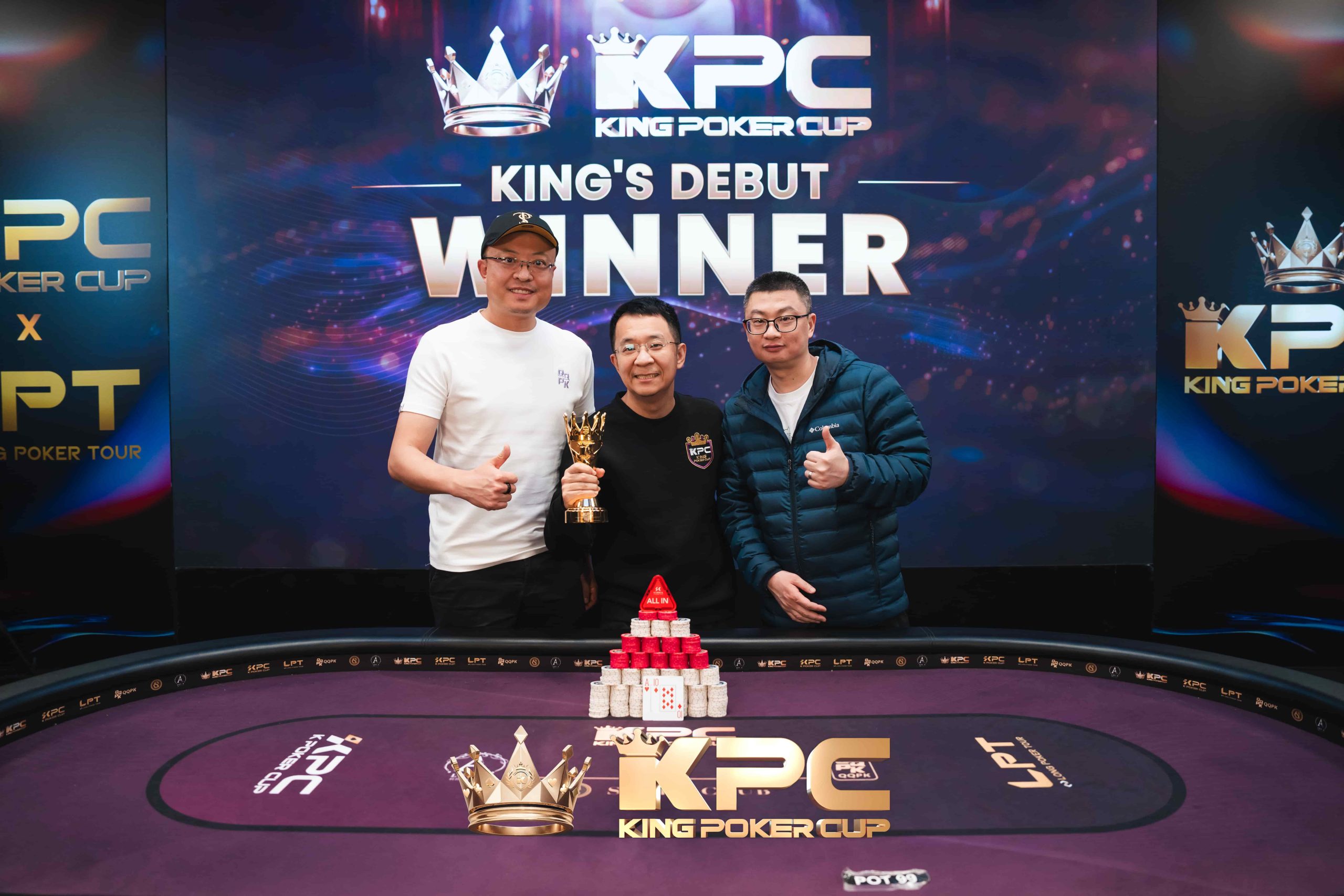 King Poker Cup - Zhang and his rail