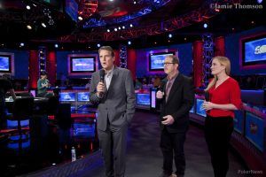 Lon McEachern and Norman Chad, Photo Credit – wsop.com