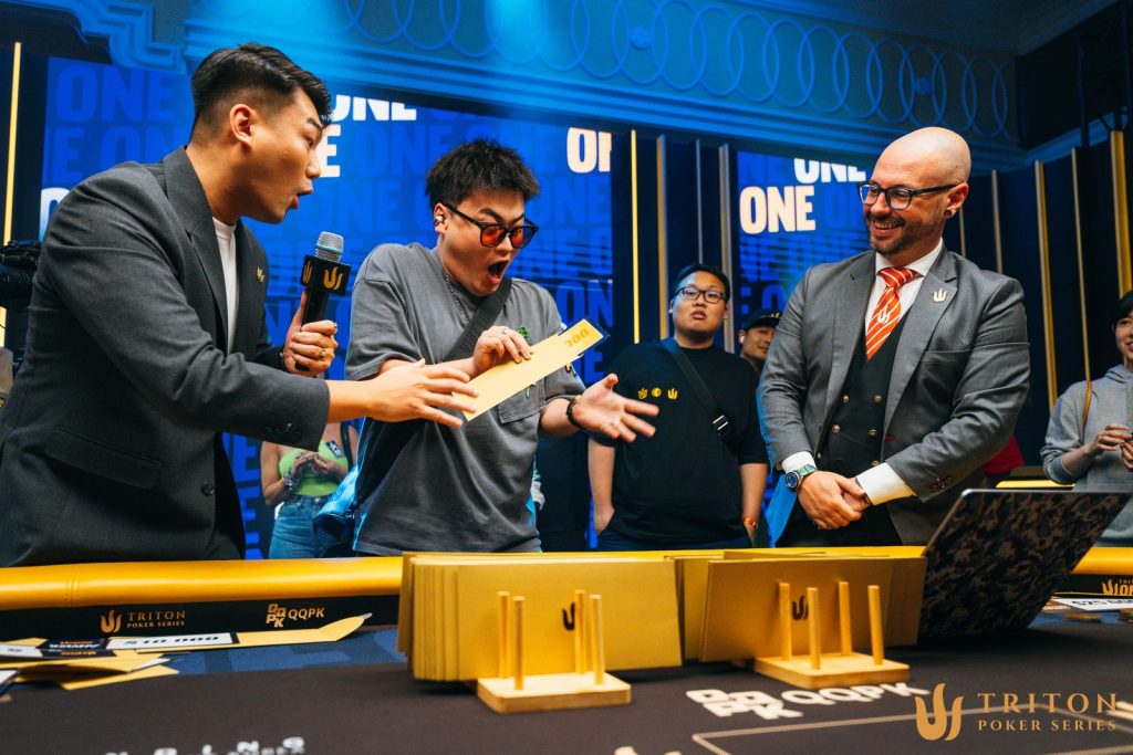 Jieming Xu drew the largest bounty of $100K - Photo by Triton