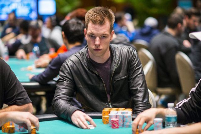 Kane Kalas playing poker