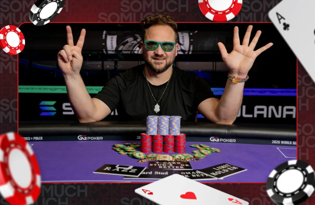 2026 WSOP $10,000 HORSE event winner Calvin Anderson