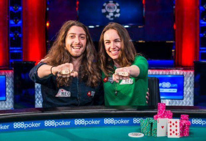 Igor Kourganov and Liv Boree - Photo WSOP