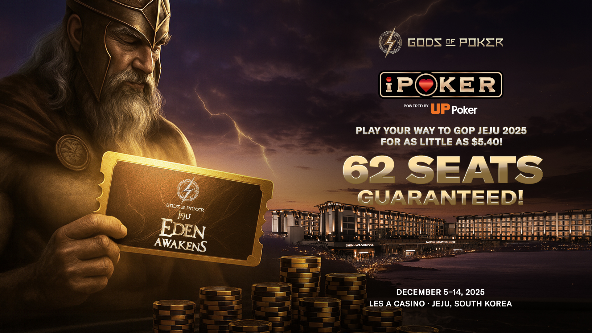 Gods Of Poker - Eden Awakens Qualify via iPoker