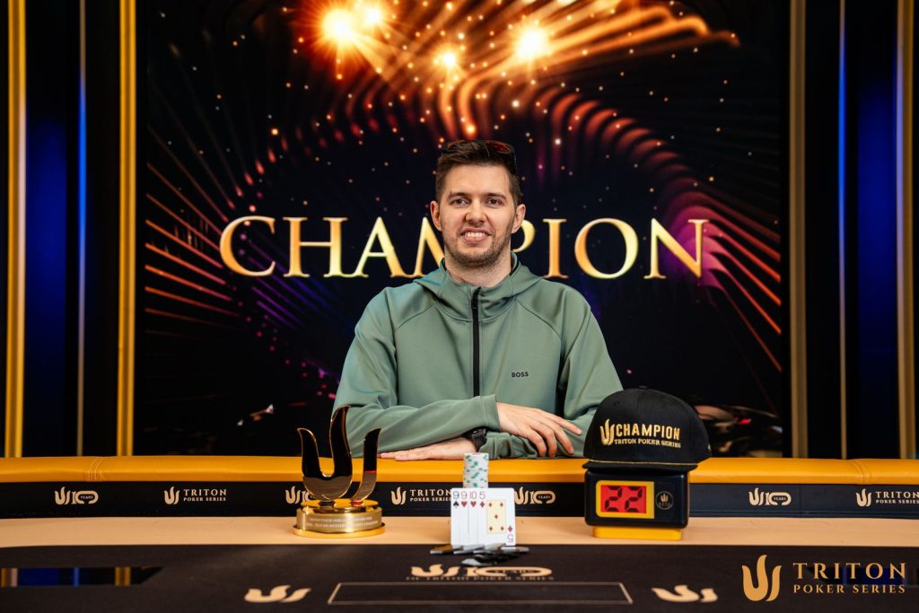 Champion Matthias Eibinger — a seventh Triton title.