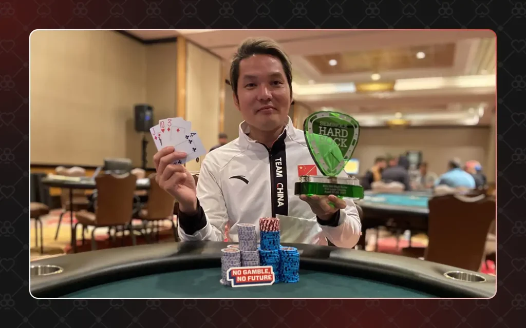 Tony Ren Lin Winning in Hard Rock - No Gamble, No Future